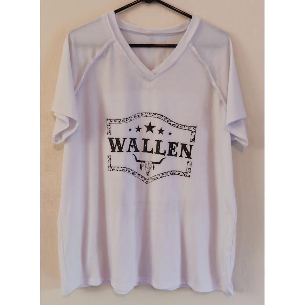 Morgan Wallen Concert Shirt,‎ White, XL soft Cotton lightweight
